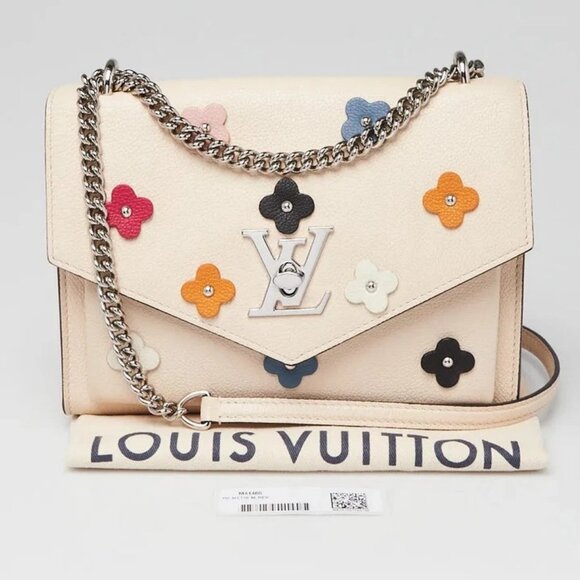 Louis Vuitton Multicolor Pebbled Leather Mylockme Fleurs BB Bag - Picture 11 of 12